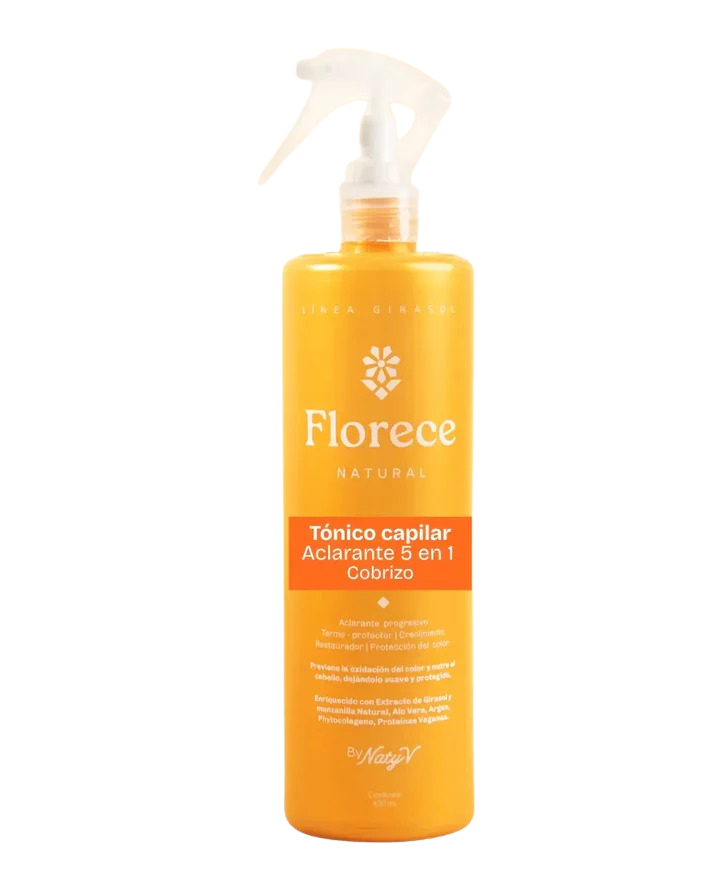 Florece Tónico Capilar 5 en 1 Cobrizo