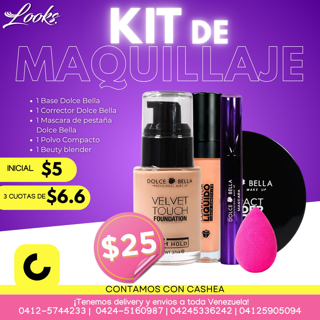Kit de Maquillaje Dolce Bella