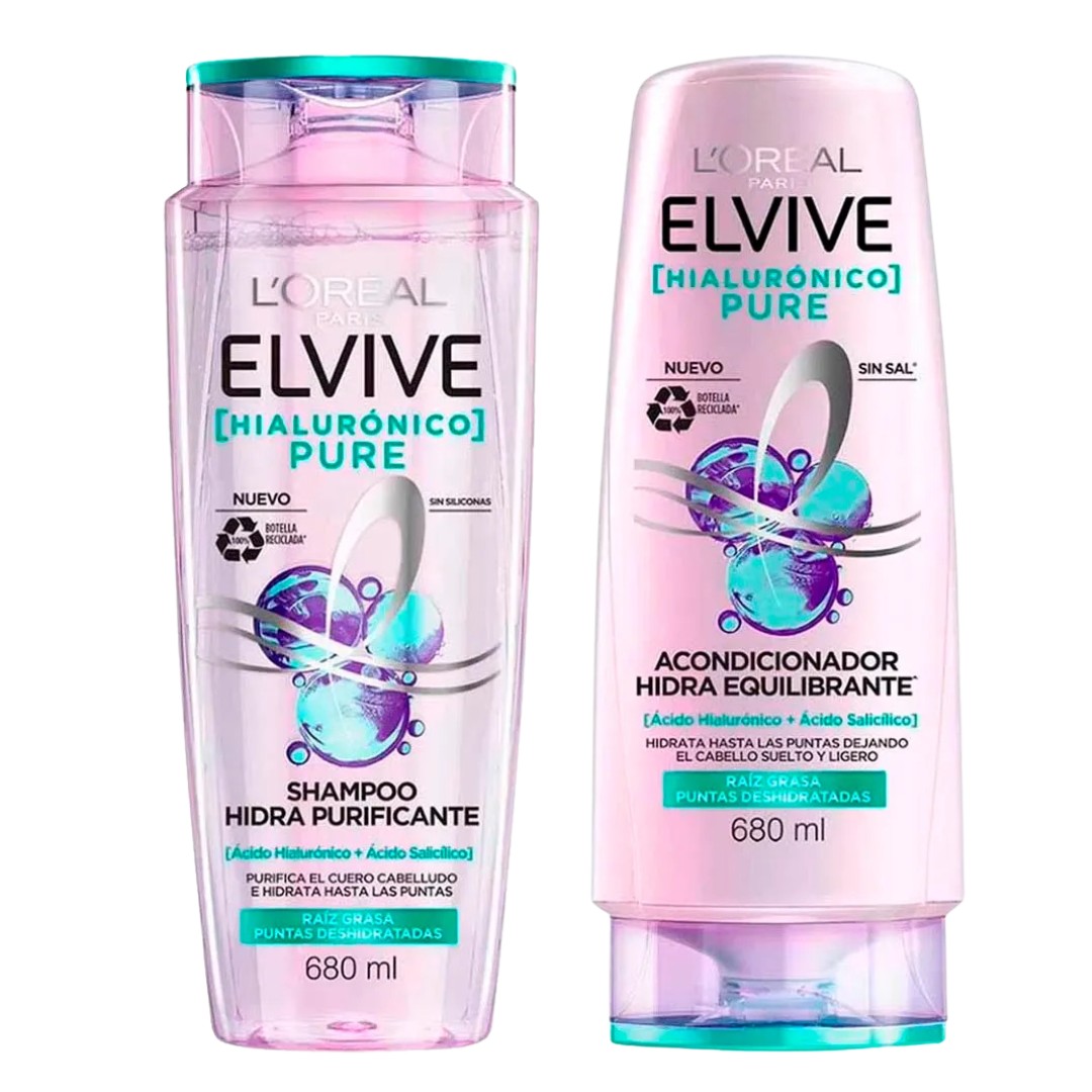 KIT DE SHAMPOO Y ACONDICIONADOR ELVIVE