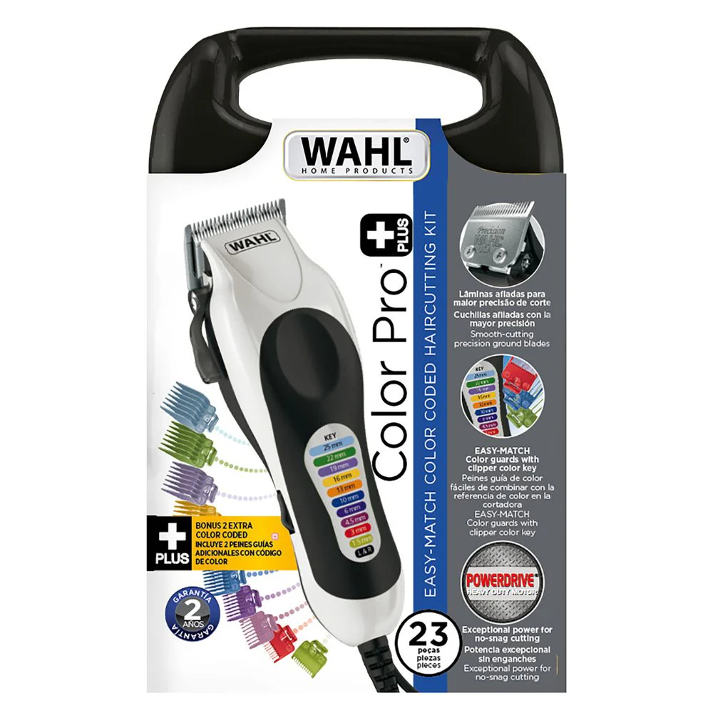 MAQUINA WAHL COLOR PRO  23  PZAS + PLUS