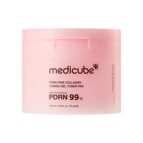 PDRN Pink Collagen Toning Gel Toner Pad