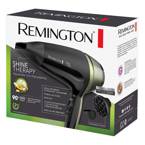 SECADOR REMINGTON SHINE TRARAPY AGUACATE Y MACADAMIA