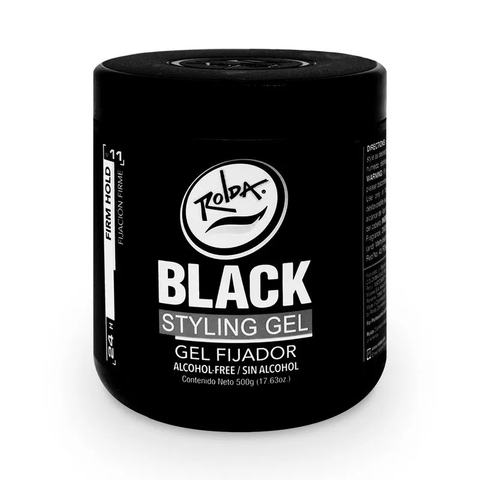 GEL FIJADOR ROLDA BLACK STYLIG GEL 500 GR