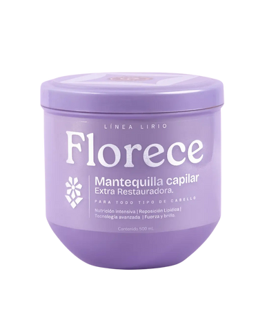 Florece Mantequilla capilar extra restauradora
