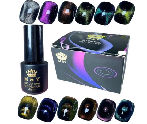 ESMALTE M&Y 9D CAT EYE COLORES SURTIDOS 8 ML