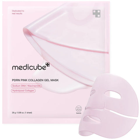 Mascarilla de gel de colágeno rosa PDRN