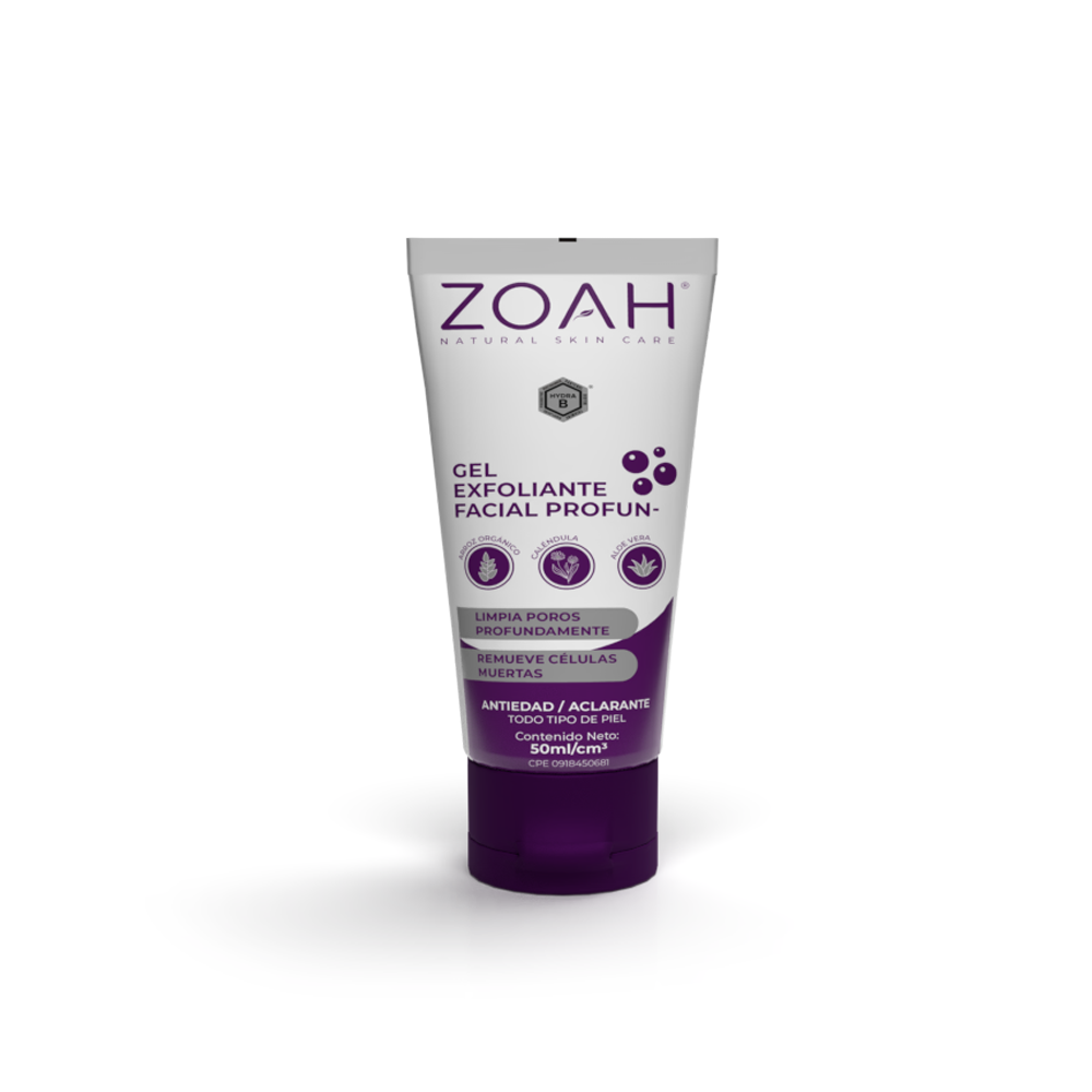 CREMA EXFOLIANTE ZOAH FACIAL PROFUNDO ANTIEDAD 50ML